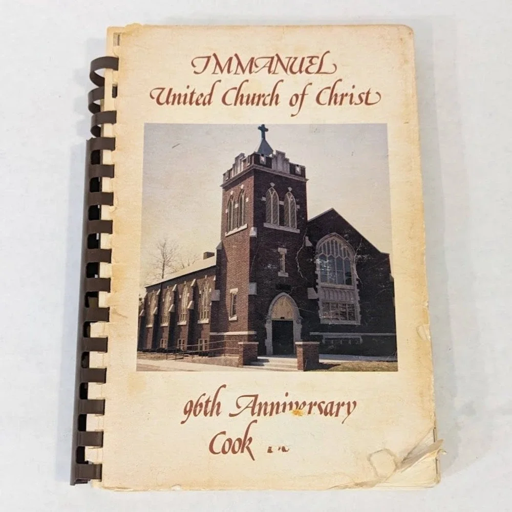 Vintage Immanuel United Church of Christ 96th Anniversary Cookbook Ferguson 1984